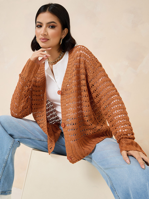 Half length cardigan on sale