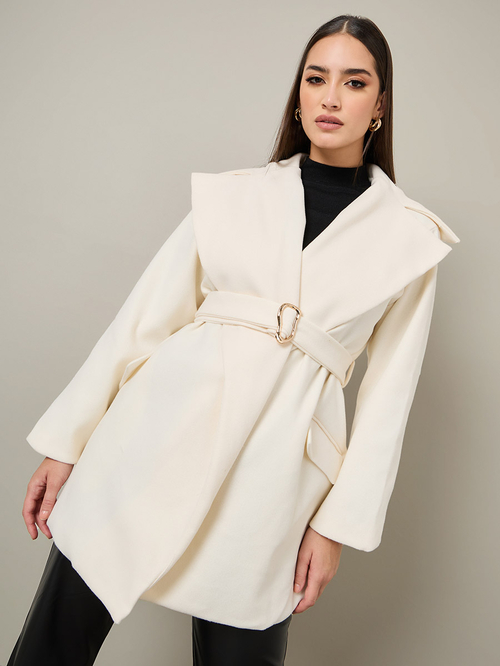 Longline cream coat 2025