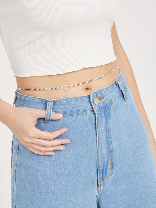 Heart belly chain clearance