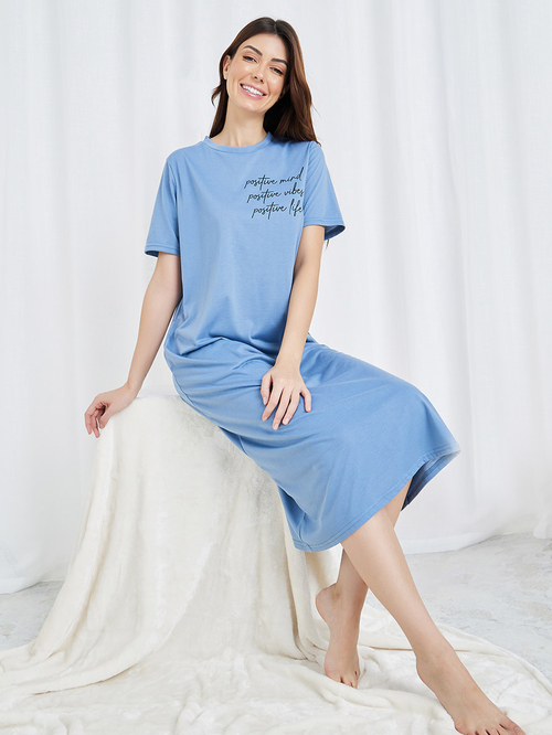 Slogan hot sale shirt dress