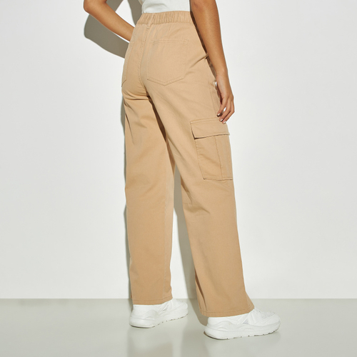 Beige Cargo Pants women