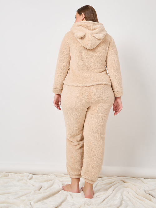 Teddy bear fleece lounge set new arrivals