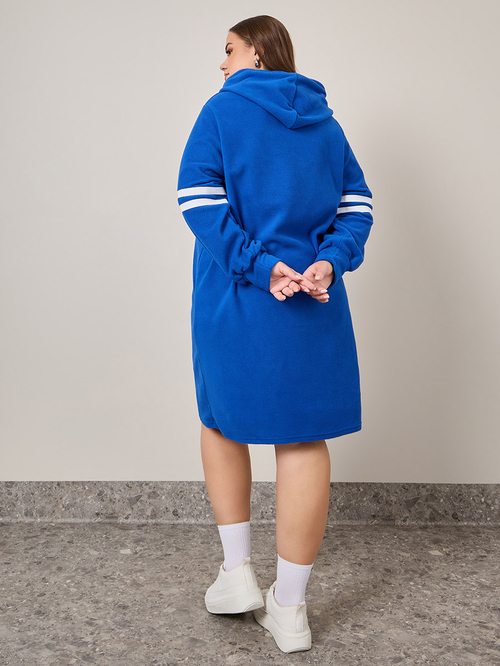 Striped hooded dress outlet