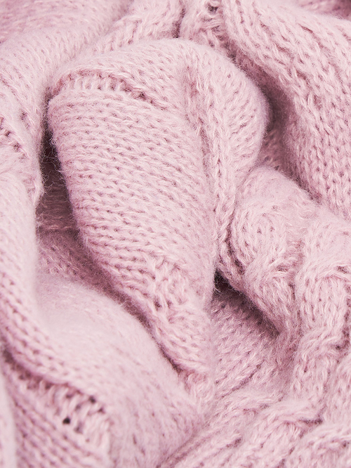Buy Supreme Appliqué Cable Knit Sweater 'Pink' - FW23SK19