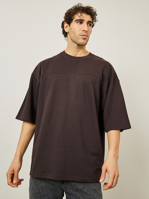 Man cut and sew panel sweatshirt online