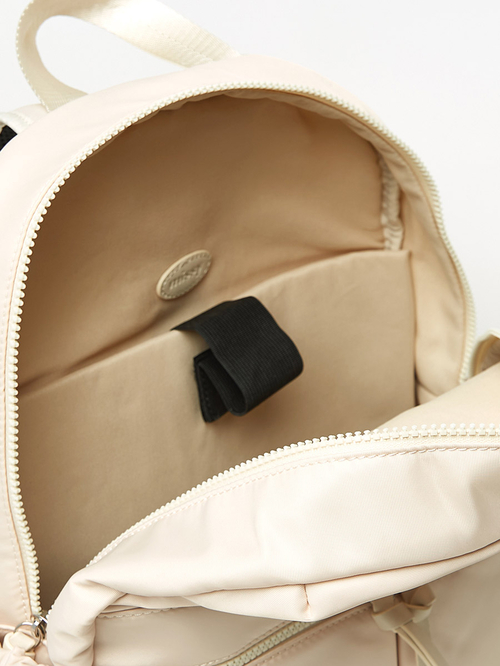 Small backpack with side pockets sales