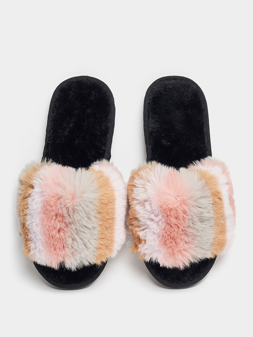 Multi color slippers top