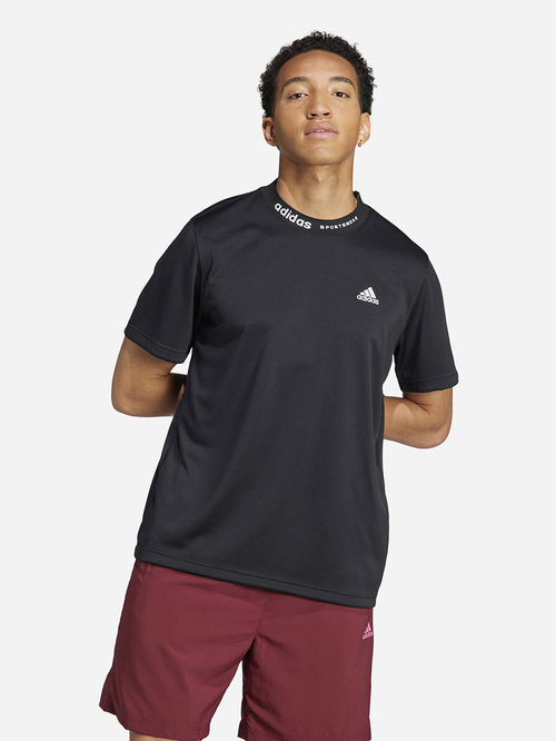Buy Mesh Back Oversized T Shirt Black For Men Styli Bahrain