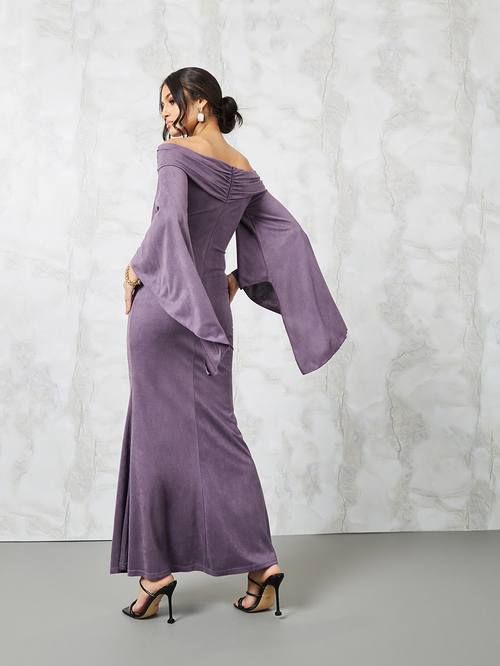 Batwing sleeve deals maxi dress