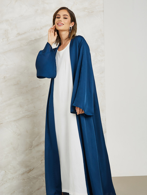Wide sleeve abaya top