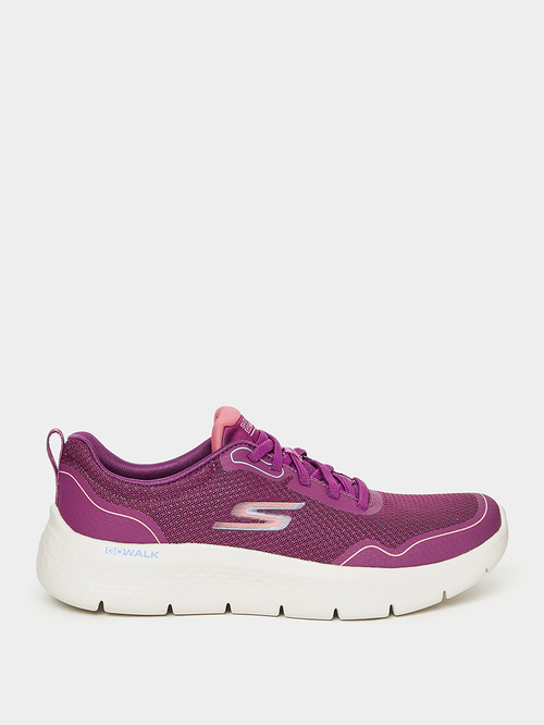 Buy Go Walk Flex Lace Up Shoes Purple For Women Styli Saudi