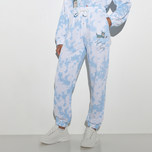Buy Tom and Jerry Tie Dye Print Jogger with Pockets Multi For Women Styli Kuwait