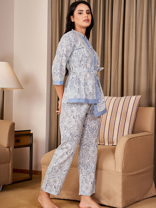 Mandarin collar silk pajamas hot sale