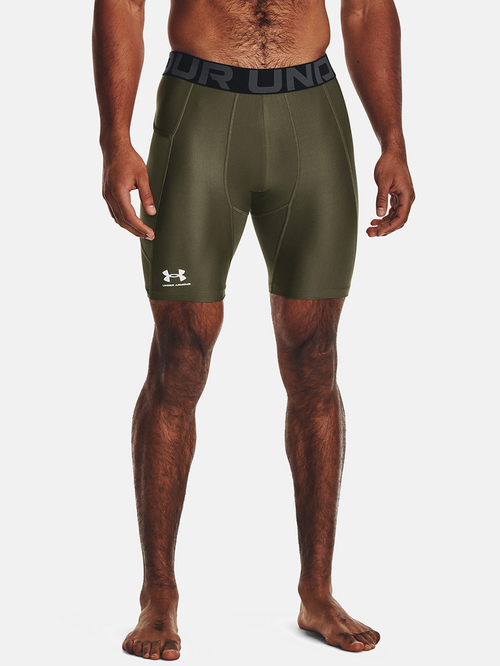 Buy HeatGear Armor Compression Shorts Green For Men Styli Saudi