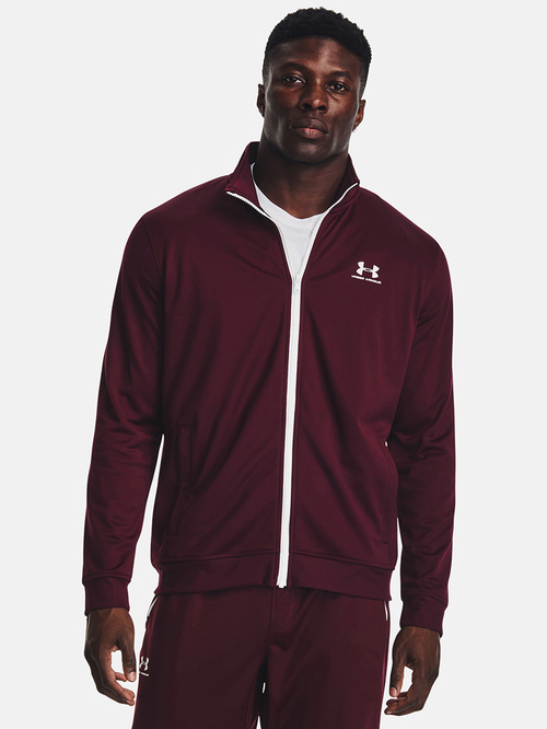 Buy Sportstyle Tricot Jacket Maroon For Men Styli Saudi