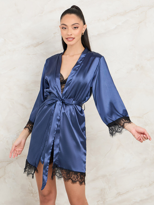 Short lace robe online