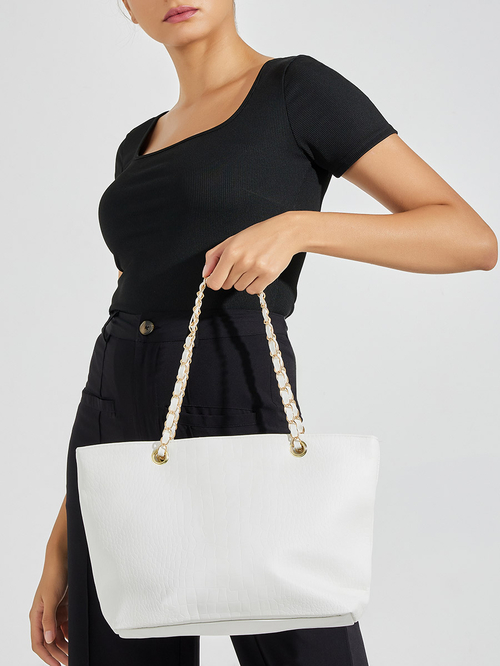 Tote bag chain strap on sale
