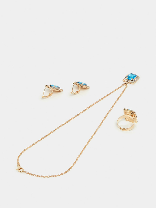 Faux gemstone jewelry on sale