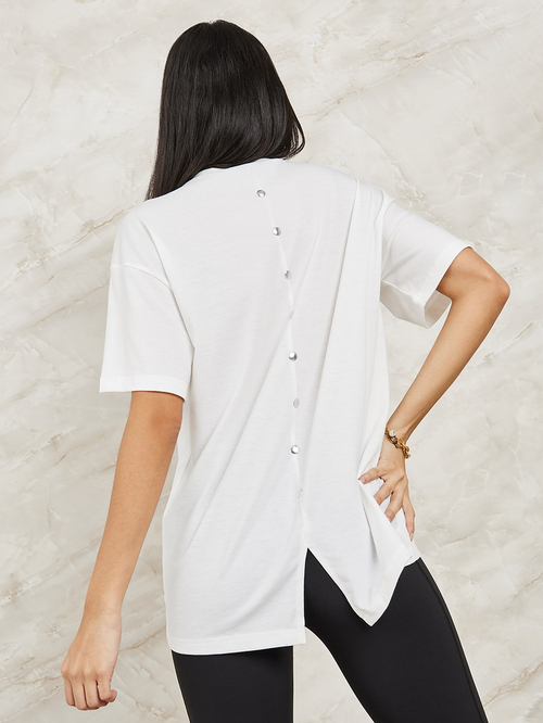 Longline t shirt for women discount