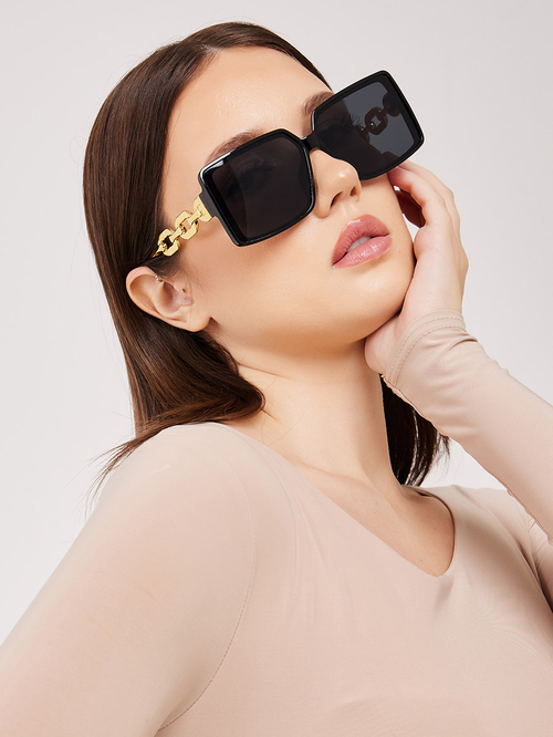 Gold chain arm sunglasses online
