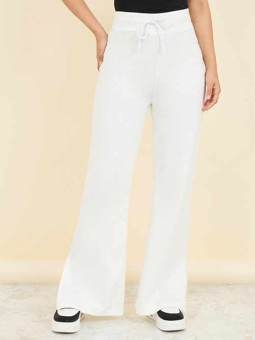 White drawstring joggers on sale