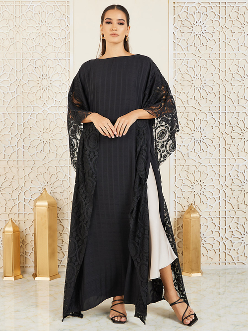 Striped kaftan cheap