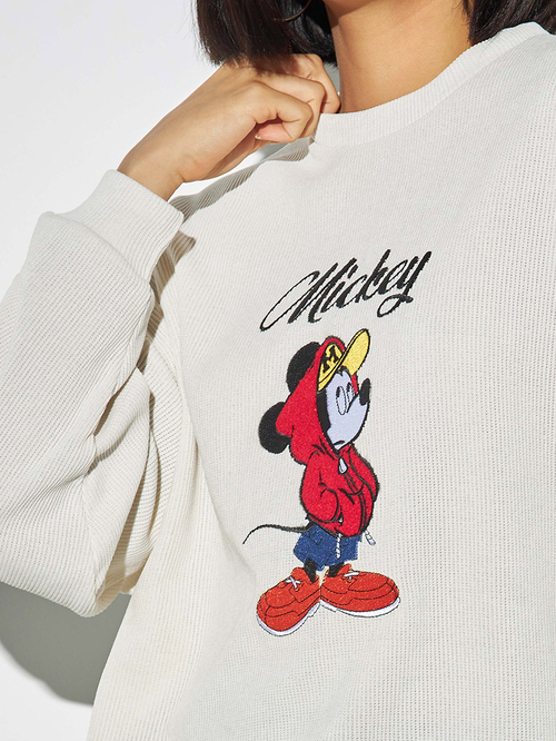 Oversized mickey mouse sweatshirt best sale