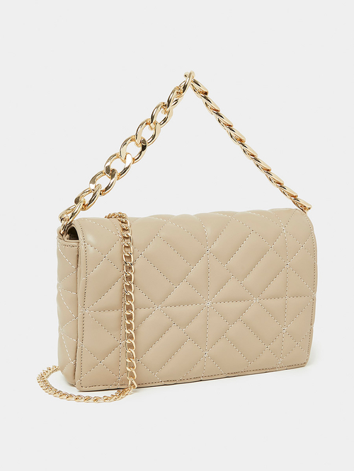 Quilted clutch bag with chain hot sale