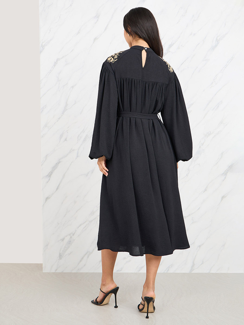 Embroidered lace shift dress online