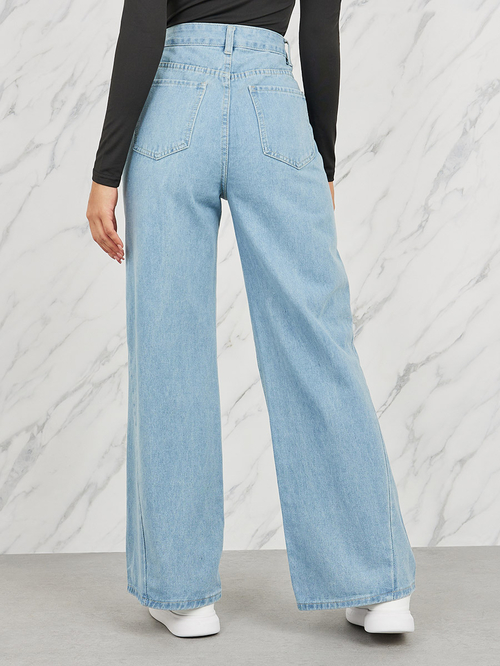 Long wide leg jeans shop