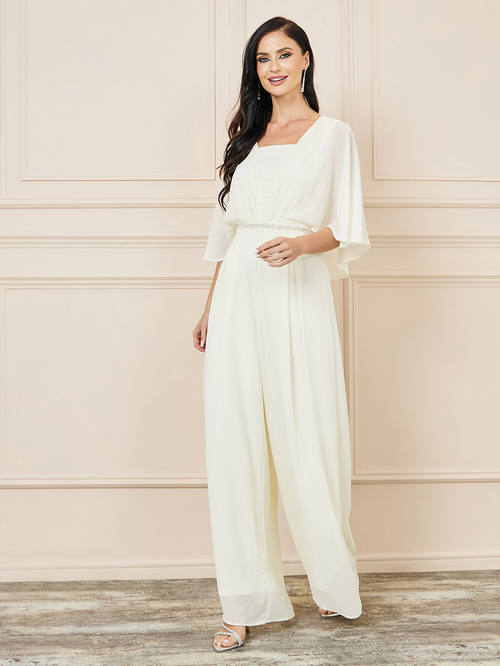 Jumpsuit with waist cape deals