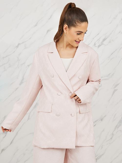 Nude longline blazer outlet