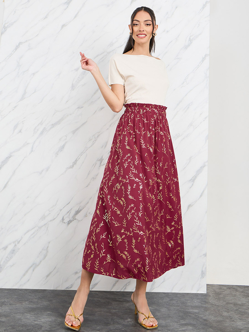 Frame paperbag skirt cheap
