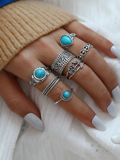 Cheap boho rings sales