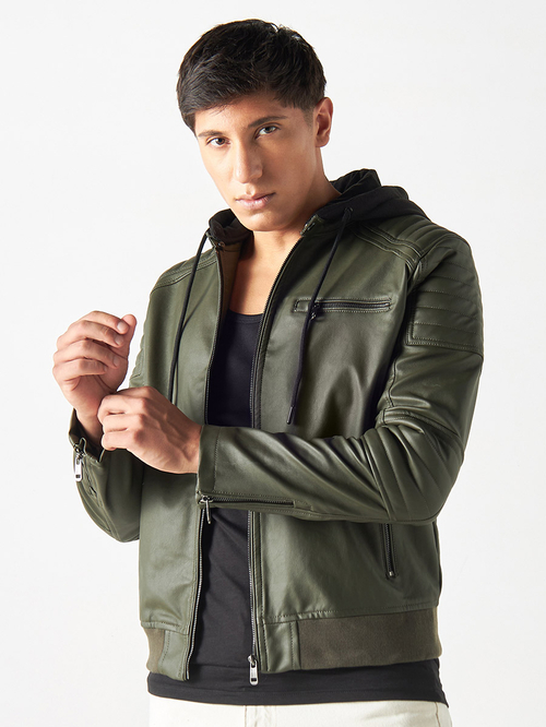 Lee cooper aop long textured jacket on sale