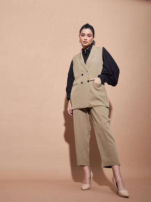 Longline sleeveless blazer clearance