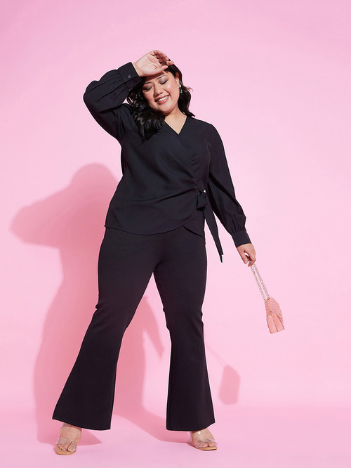 Side peplum top clearance