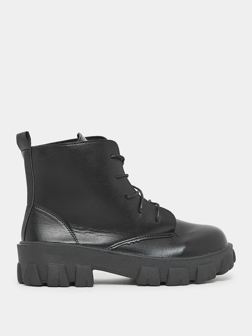 Chunky platform lace up ankle boots new arrivals