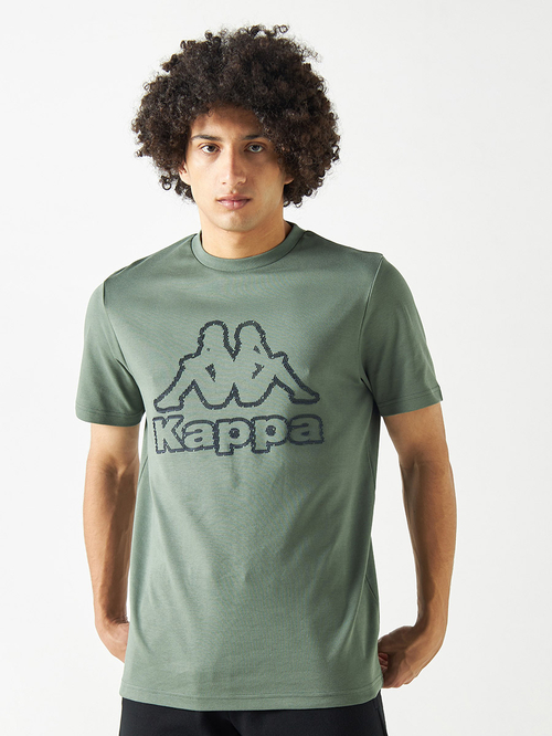 Grey kappa t shirt 2025