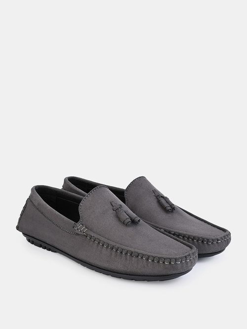 Faux suede tassel loafer clearance