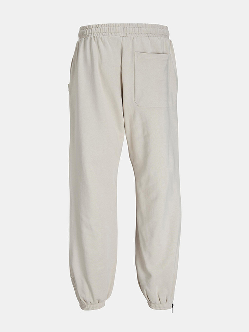 Buy Drawstring Cuff Hem Sweat Pants Off White For Men Styli Saudi