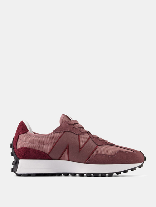 Buy 327 Suede Textured Sneakers Burgundy For Men Styli Kuwait