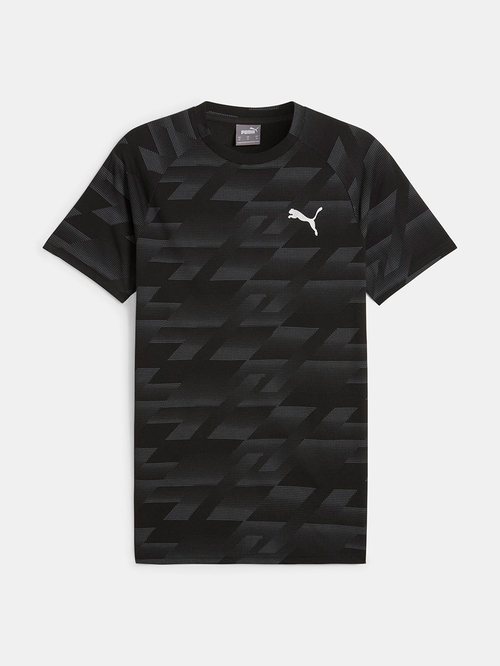 Buy Evostripe All Over Print T Shirt Black For Men Styli UAE