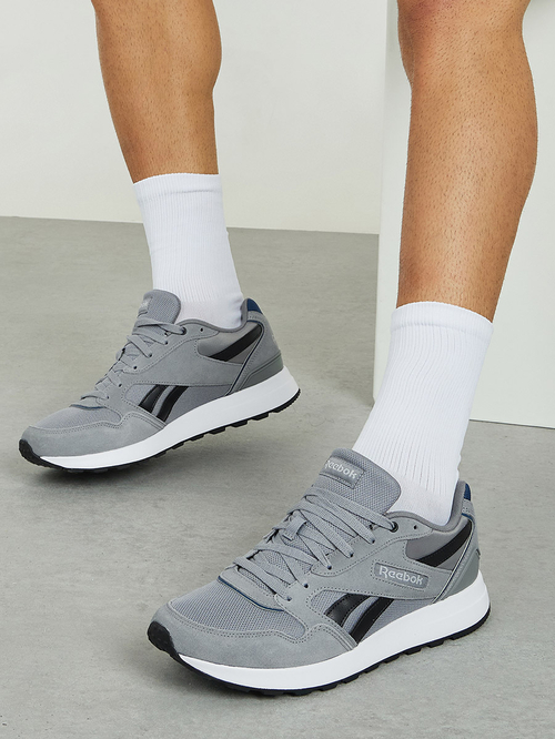 Buy GL1000 Lace Up Shoes Grey For Men Styli Saudi
