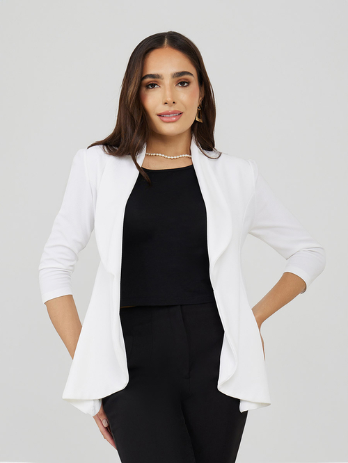 Frill blazer shop