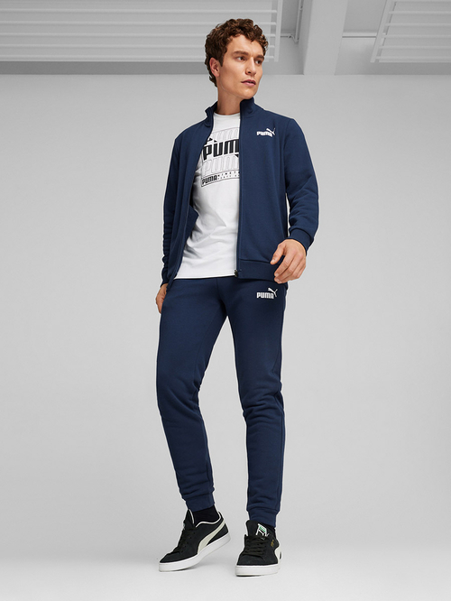 Navy blue puma sweatsuit sale