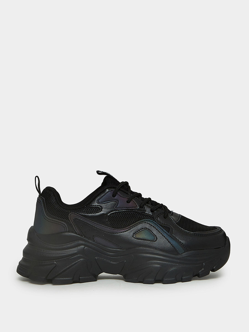 Chunky black shoes top