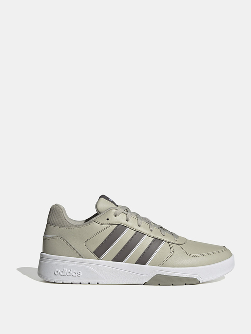 Buy Courtbeat Stripe Detail Lace Up Shoes Khaki For Men Styli Bahrain