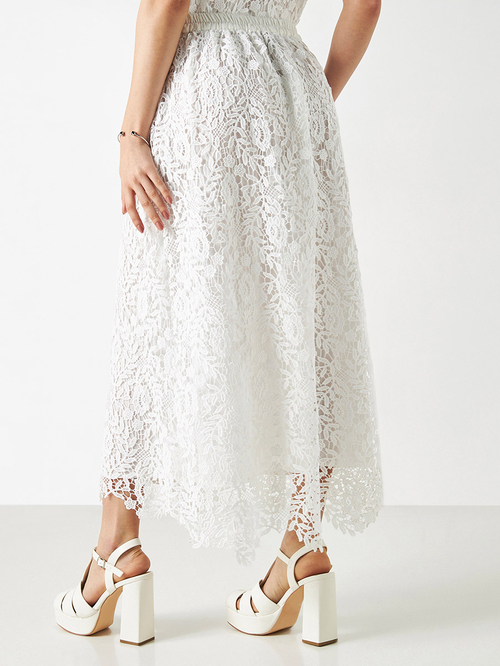 Button lace skirt store