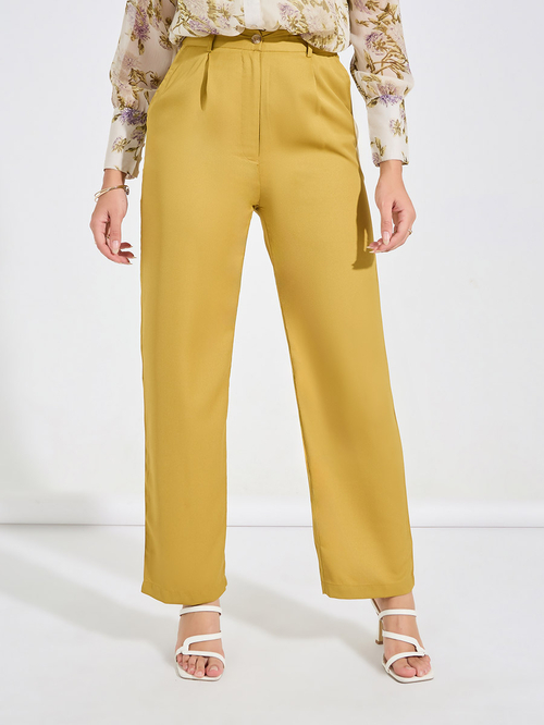 Yellow trouser co ord outlet